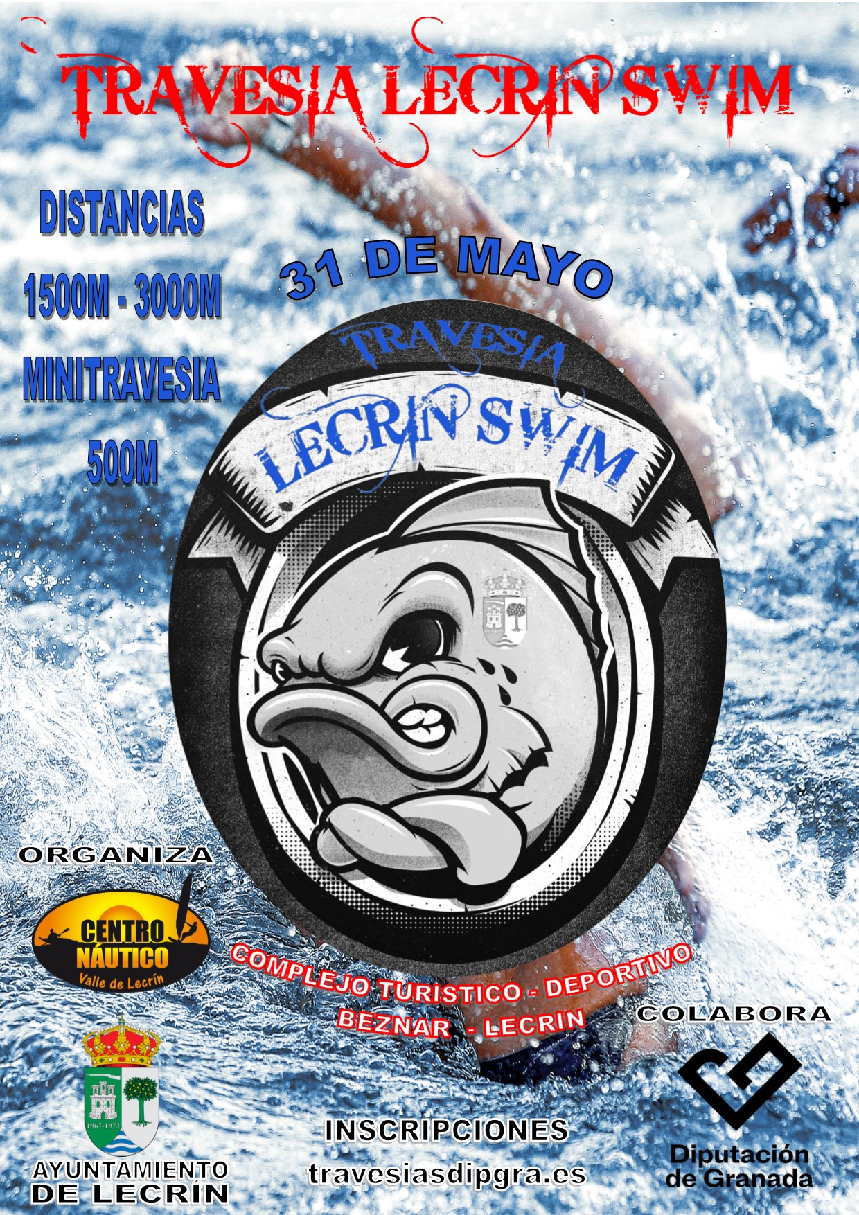 TRAVESIA A NADO SWIM LECRIN - EMBALSE DEL COMPLEJO TURÍSTICO DEPORTIVO BÉZNAR-LECRÍN